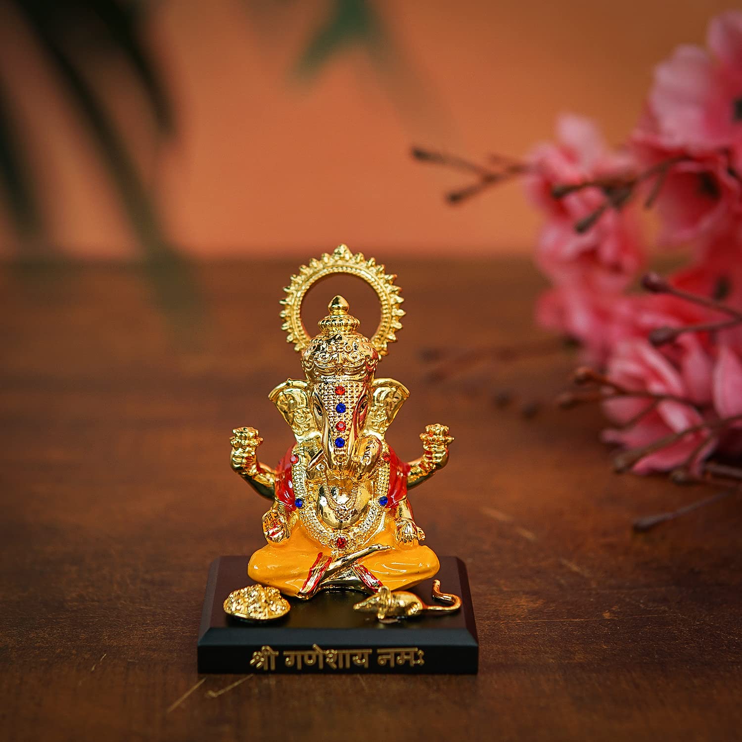 CL-001-RE-GS-055_C Resin Ganesha Idol 2.5 Inch - Image 1