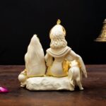 Resin Radha Krishna Playing with Calf for Home Décor 6 Inch - Image 5