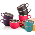 Plastic & Stainless Steel Tea Cup 250 ml