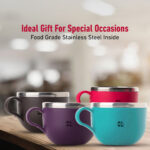 Plastic & Stainless Steel Tea Cup 250 ml