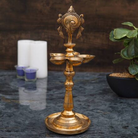 Standing Diya 5 Diya Set