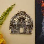 Brass Prabhavali Temple Wall Hanging Frame 8 Inch