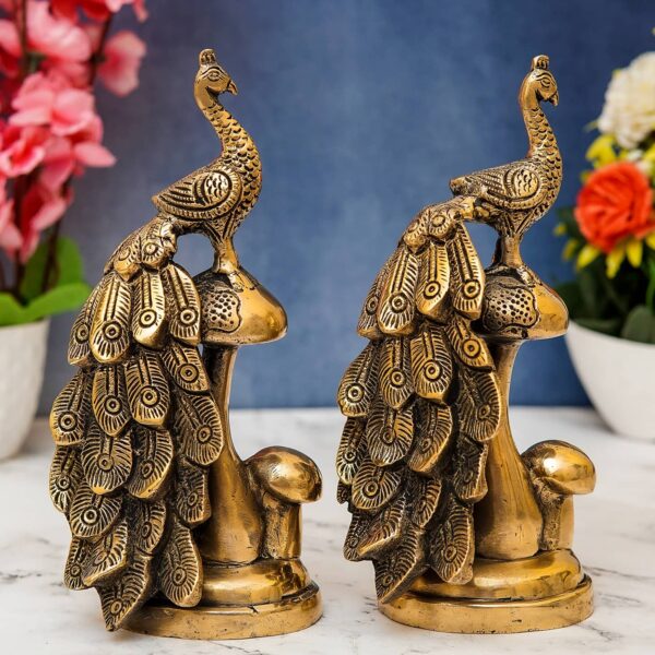 Peacock On Tree Showpiece