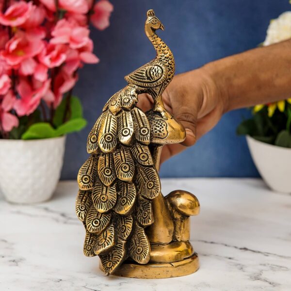 Peacock On Tree Showpiece
