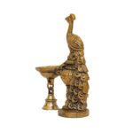Peacock Oil Lamp Diya Pair