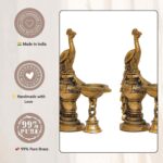 Peacock Oil Lamp Diya Pair