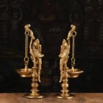 Brass Bird Diya Pair 8.5 Inch - Image 6