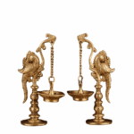 Brass Bird Diya Pair 8.5 Inch - Image 7