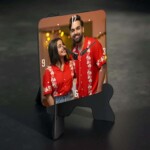 Personalized Table Clock for Couples