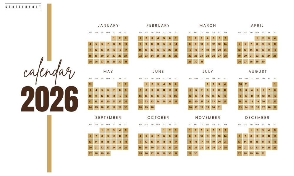 Calendar 2026
