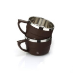 Tea Cups Set 150ml Brown