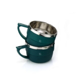 Tea Cups Set 150ml Green