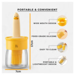 200ml Oil Dispenser Bottle with Silicone Brush - Image 6