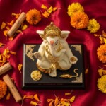 Craftlayout Decorative Ganesha Idol For Home Décor Car Dashboard 4 Inch - Image 5