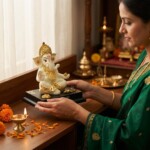 Craftlayout Decorative Ganesha Idol For Home Décor Car Dashboard 4 Inch - Image 6