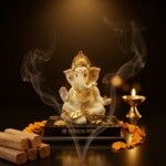 Craftlayout Decorative Ganesha Idol For Home Décor Car Dashboard 4 Inch - Image 7
