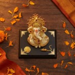 Craftlayout Decorative Ganesha Idol For Home Décor Car Dashboard 4.25 Inch - Image 3