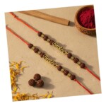 Rakhi Set with Ganesha Product Designer Traditional Festive Handcrafted Style - Image 9