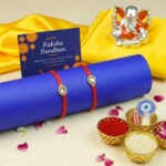Rakhi Set with Ganesha Product Beautiful Stylish Classic Elegant Collection
