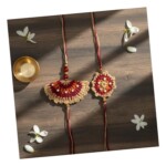 Vibrant Lumba Rakhi Set for Bhabhi Gift Elegant - Image 4
