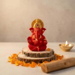 Rakhi Set with Ganesha Product Unique Beautiful Stylish Classic Keepsake - Image 4