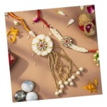 Elegant Lumba Rakhi Set for Bhabhi Gift Modern - Image 5