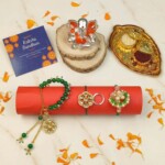 Rakhi Set with Ganesha Product Elegant Premium Designer Traditional Style - Image 4