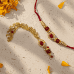 Stylish Lumba Rakhi Set for Bhabhi Gift Charming - Image 2