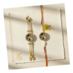 Trendy Lumba Rakhi Set for Bhabhi Gift Classic - Image 5