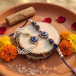 Traditional Lumba Rakhi Set for Bhabhi Gift Classic