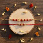 Handmade Lumba Rakhi Set for Bhabhi Gift Luxury - Image 2