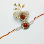 Festive Lumba Rakhi Set for Bhabhi Gift Artisan - Image 4
