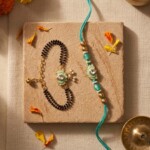 Royal Lumba Rakhi Set for Bhabhi Gift Stylish - Image 2