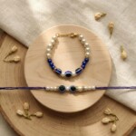 Classic Lumba Rakhi Set for Bhabhi Gift Elegant