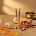 Beautiful Lumba Rakhi Set for Bhabhi Gift Decor - Image 2