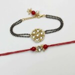 Beautiful Lumba Rakhi Set for Bhabhi Gift Decor - Image 4