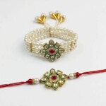 Graceful Lumba Rakhi Set for Bhabhi Gift Premium - Image 3