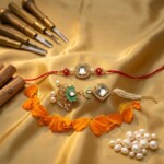 Rakhi Set with Ganesha Product Beautiful Stylish Classic Elegant Gift - Image 7