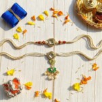 Rakhi Set with Ganesha Product Beautiful Stylish Classic Elegant Gift