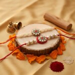 Artisan Lumba Rakhi Set for Bhabhi Gift Stylish