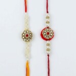 Artisan Lumba Rakhi Set for Bhabhi Gift Stylish - Image 3