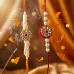 Artisan Lumba Rakhi Set for Bhabhi Gift Stylish - Image 4