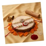 Artisan Lumba Rakhi Set for Bhabhi Gift Stylish - Image 5