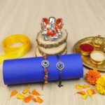 Rakhi Set with Ganesha Product Traditional Festive Handcrafted Unique Gift