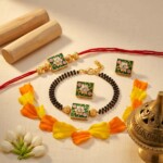 Classic Lumba Rakhi Set for Bhabhi Gift Elegant