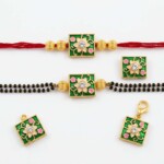 Classic Lumba Rakhi Set for Bhabhi Gift Elegant - Image 3
