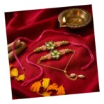 Luxury Lumba Rakhi Set for Bhabhi Gift Handcrafted - Image 5