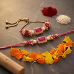 Festive Rakhi Bundle Coffee Mug Roli Chawal Greeting Card Unique Gift Combo - Image 3
