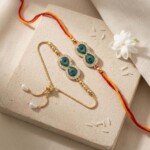 Deluxe Lumba Rakhi Set for Bhabhi Gift Charming
