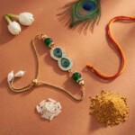 Deluxe Lumba Rakhi Set for Bhabhi Gift Charming - Image 2